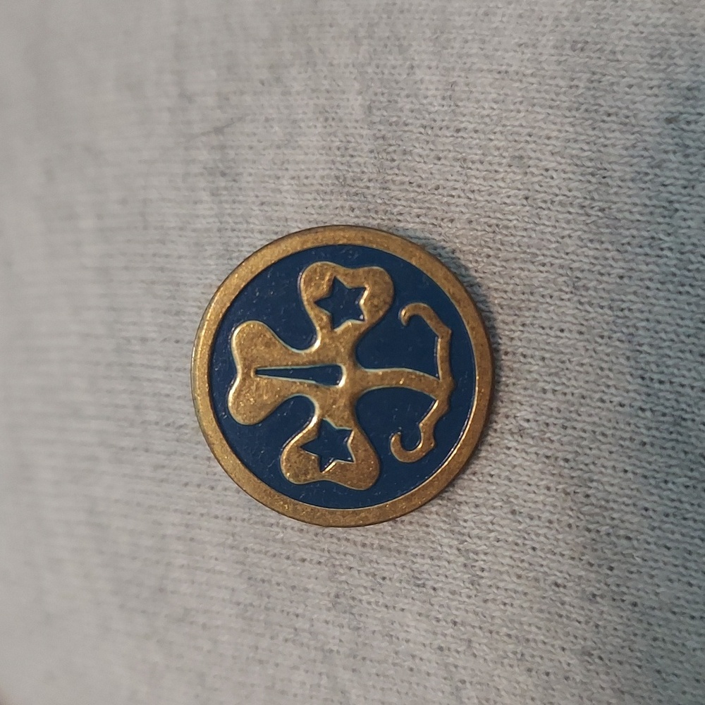 Vintage 1960s girl scout pin